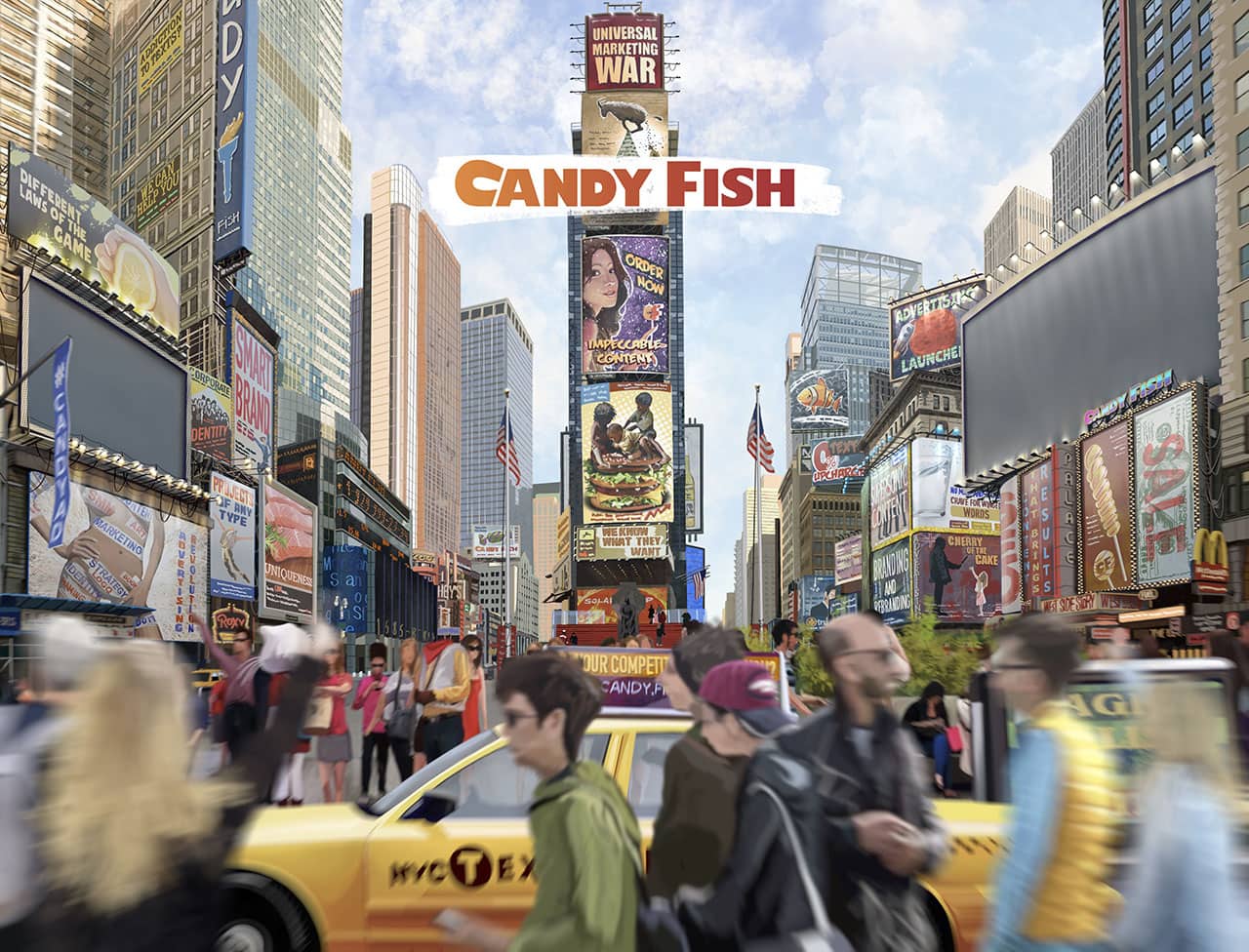 Candy Fish texts advertising fabulous articles copywriting